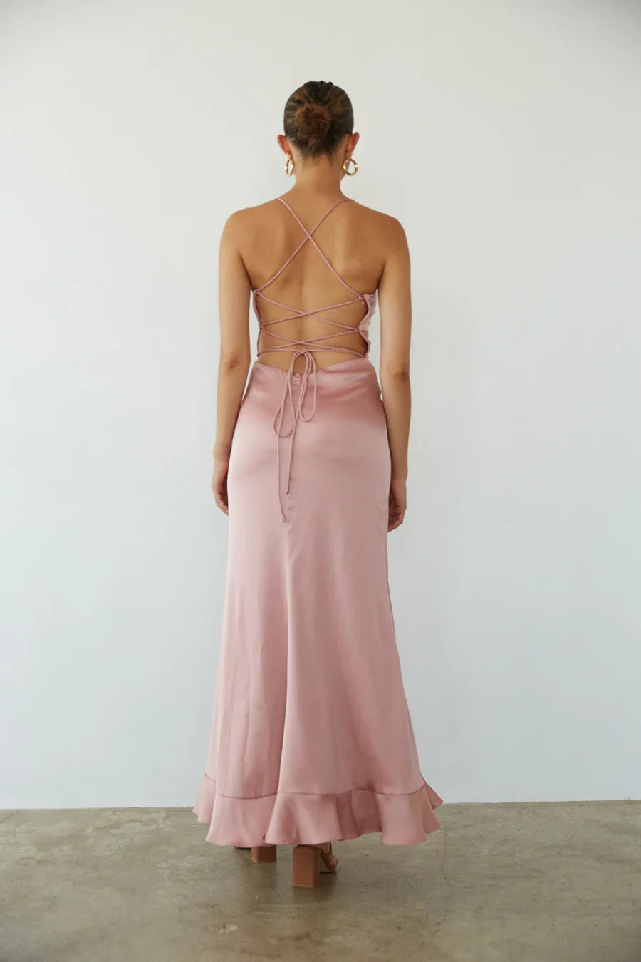 Kimber Floral Ruffle Maxi Dress