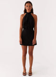 Camera Shy Mini Dress Black