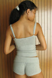 Estelle Lightweight Knit Tank Heather Grey