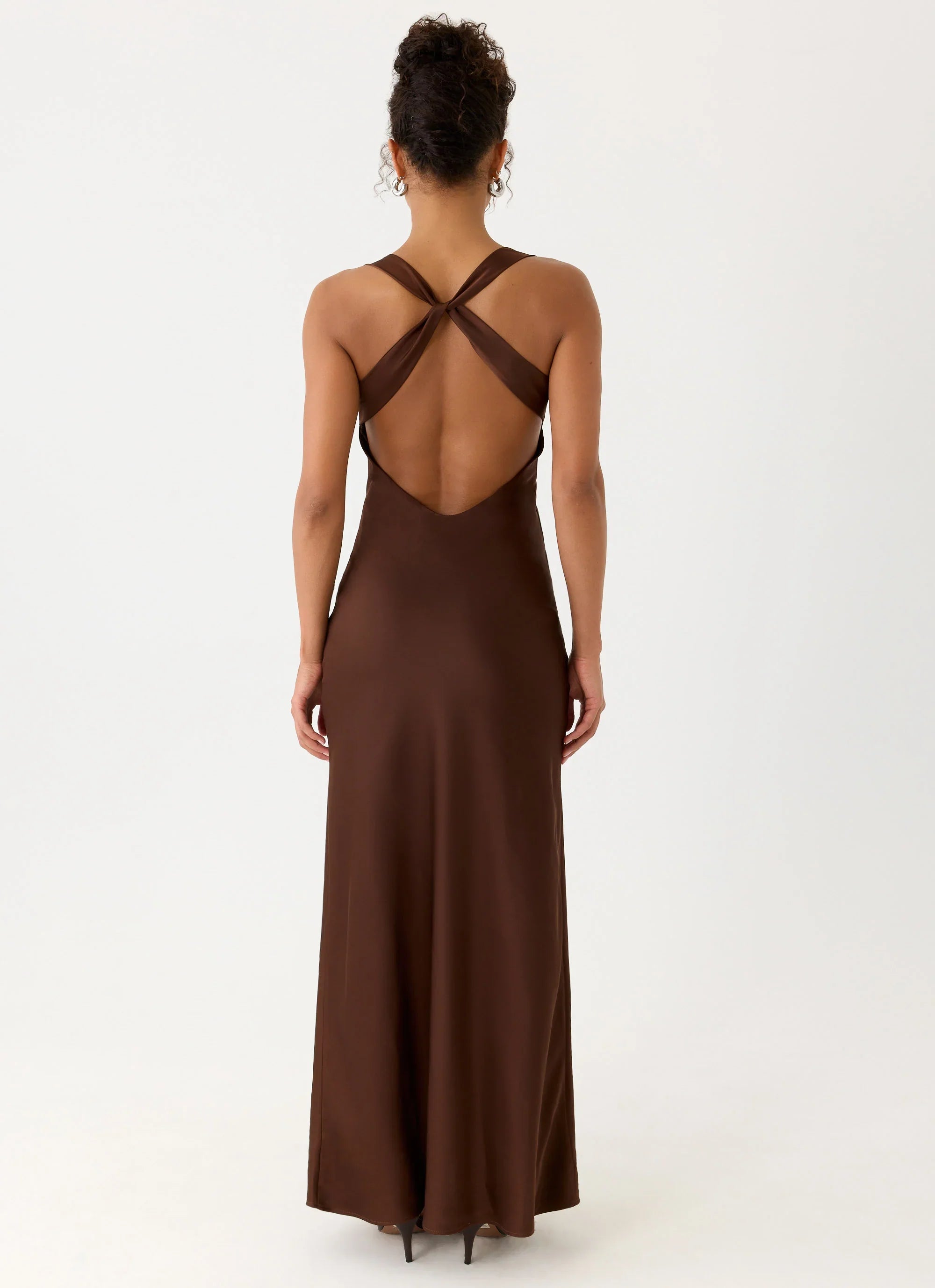 Zandie Maxi Dress Chocolate Torte