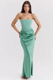 jade strapless corset maxi dress