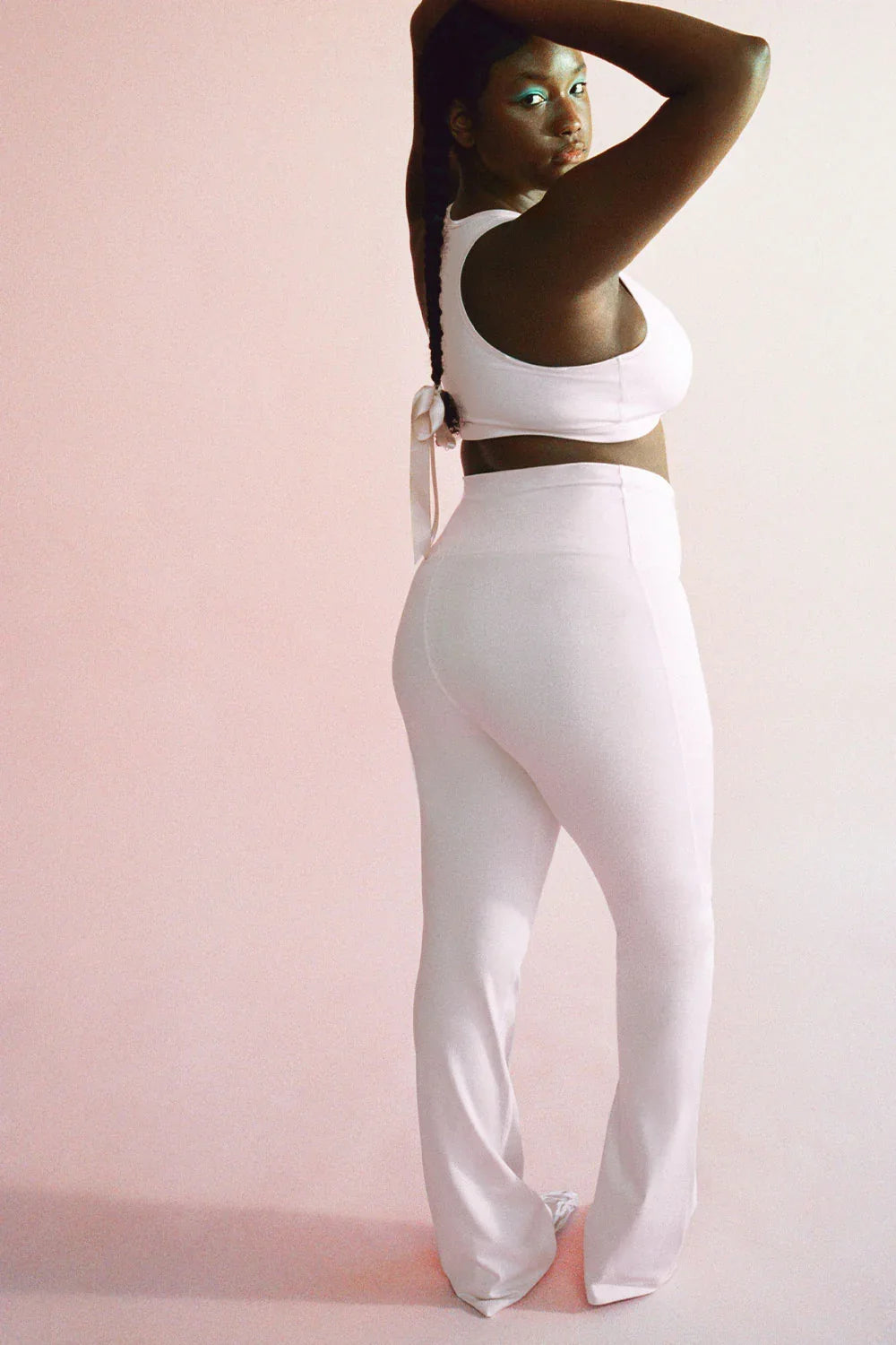 Zippy High Waist Flare Legging Icy Pink