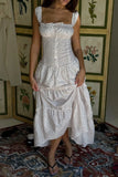 Christabelle Floral Ruffle Maxi Dress Tea Party