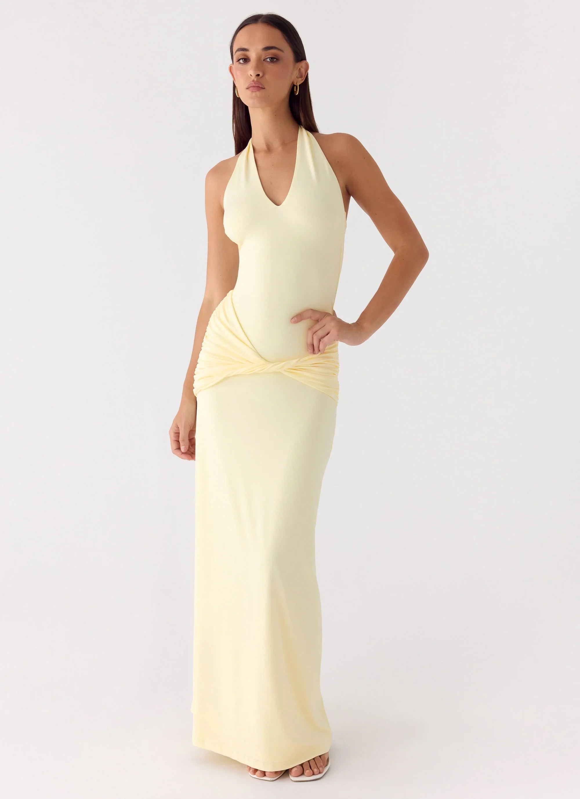 Maribelle Maxi Dress Lemon