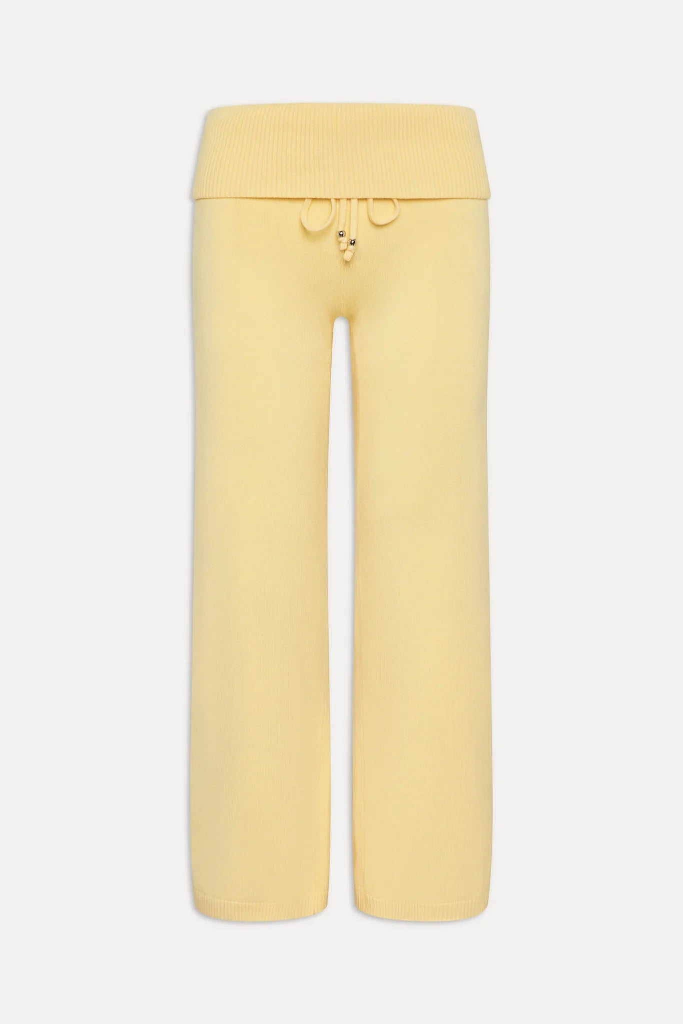 Dawson Knit Fold Over Pants Vanilla Sugar
