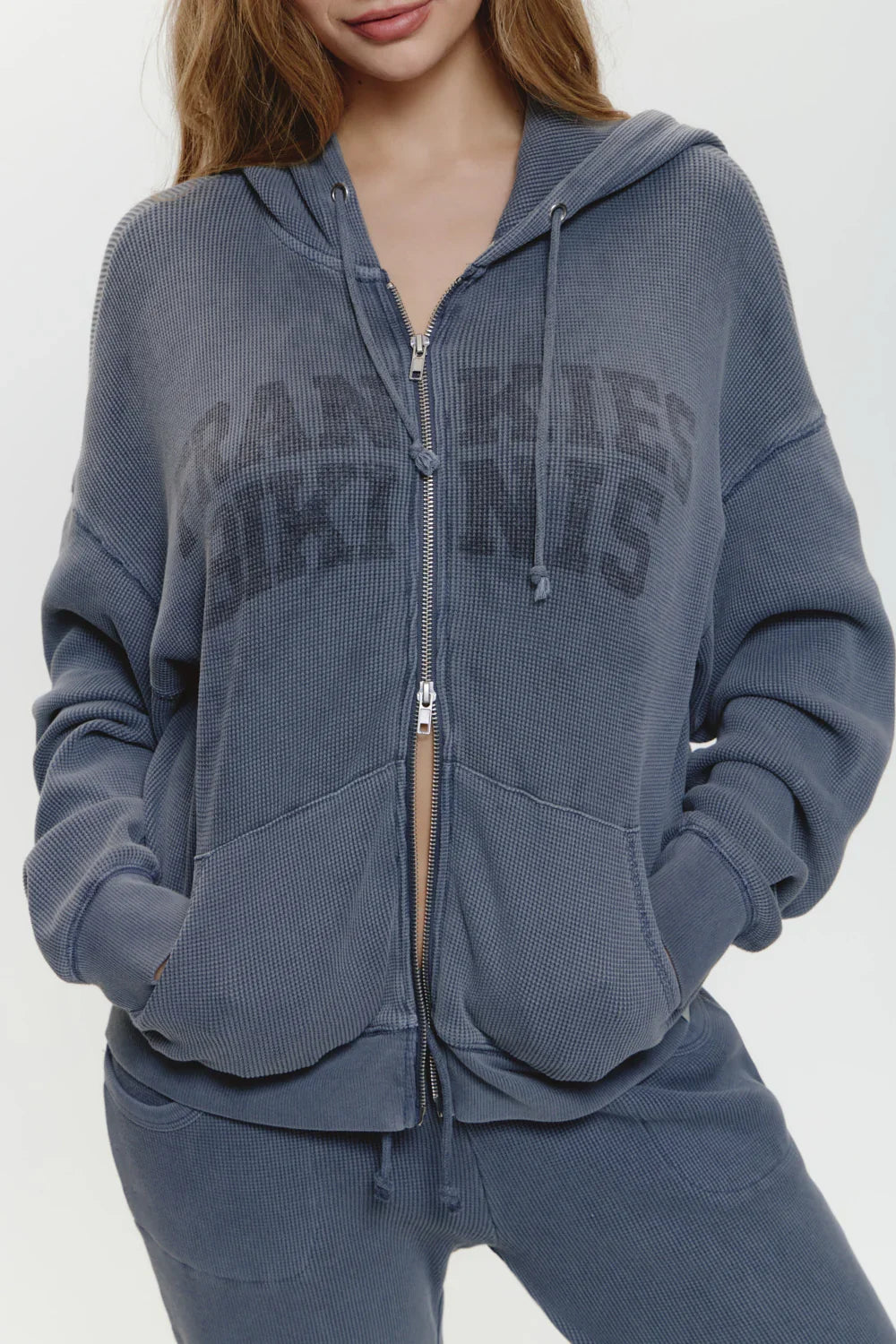Weekend Thermal Hoodie Shadow Blue