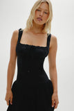 Christabelle Ruffle Maxi Dress Black