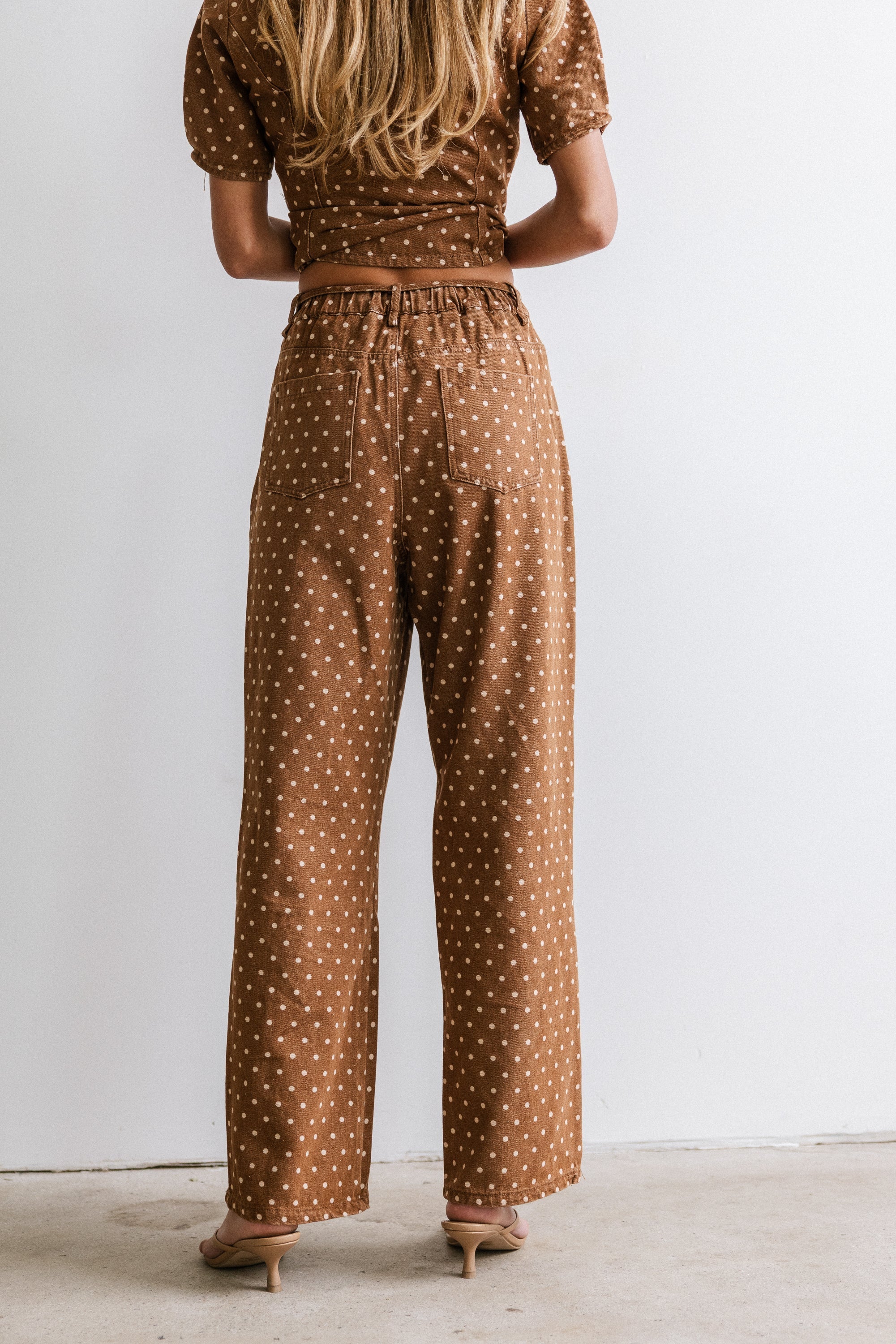Tony Polka Dot Baggy Jeans