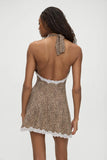 Audrey Mini Dress Baby Leopard