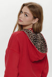 Weekend Zip Up Hoodie Strawberry Red
