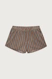 Farmhouse Striped Mini Short Ocean Stone