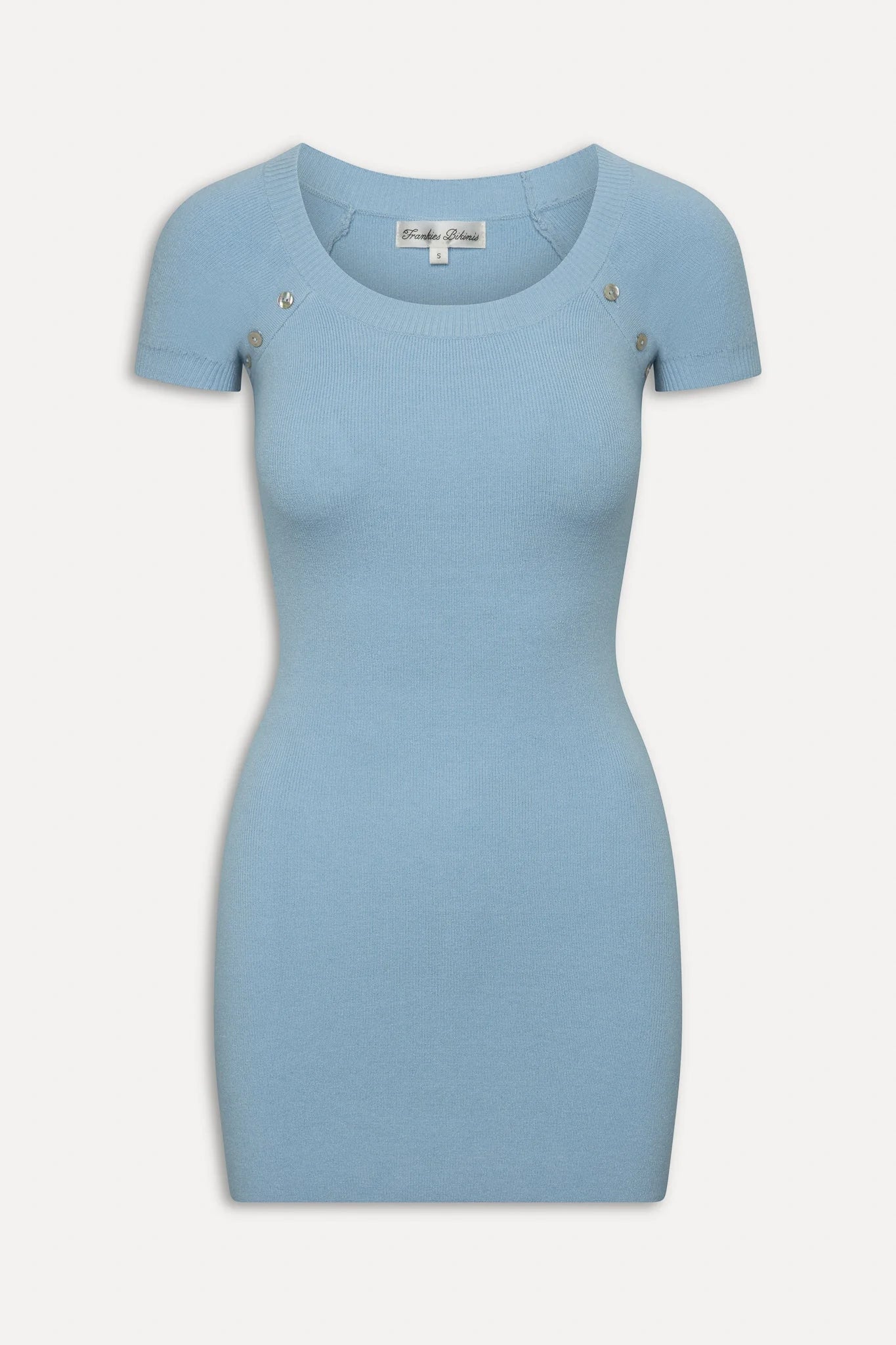 Haze Knit Mini Dress Blue Vanilla