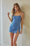 Saylor Denim Mini Dress