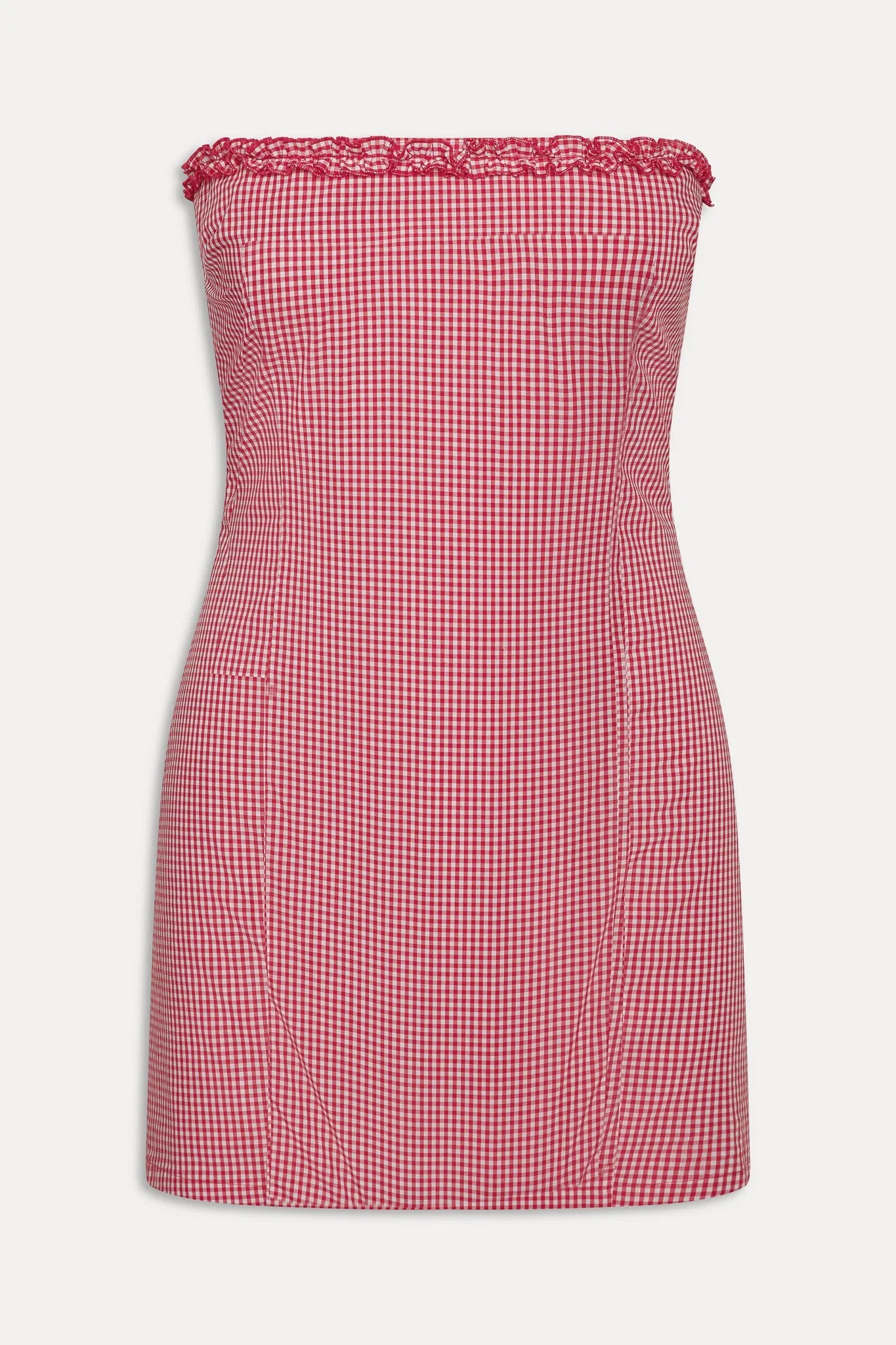 Poppy Strapless Cotton Mini Dress Picnic Basket