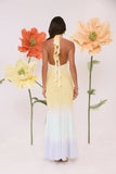 Sundown Dreams Halter Maxi Dress Yellow