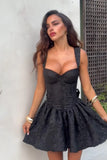 JOELLE MINI DRESS BLACK