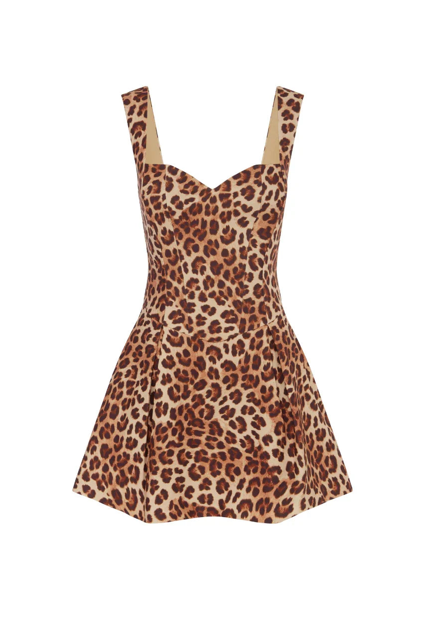BETHANI MINI DRESS LEOPARD