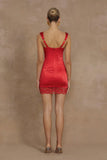 CLAUDELLE MINI DRESS RED
