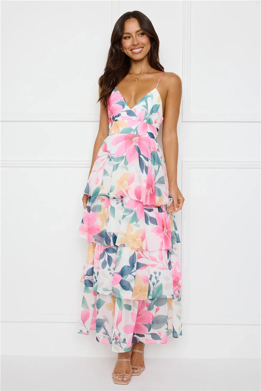 Soft Sophistication Maxi Dress Pink
