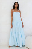 Diamond Affair Maxi Dress Blue