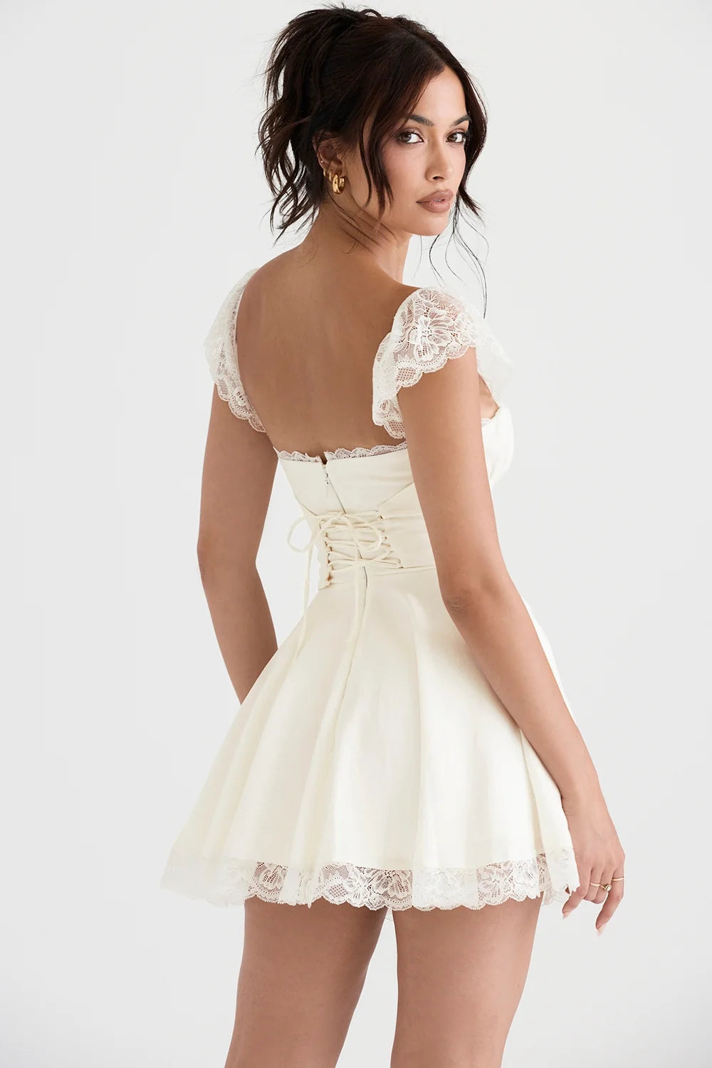 ivory a line mini dress