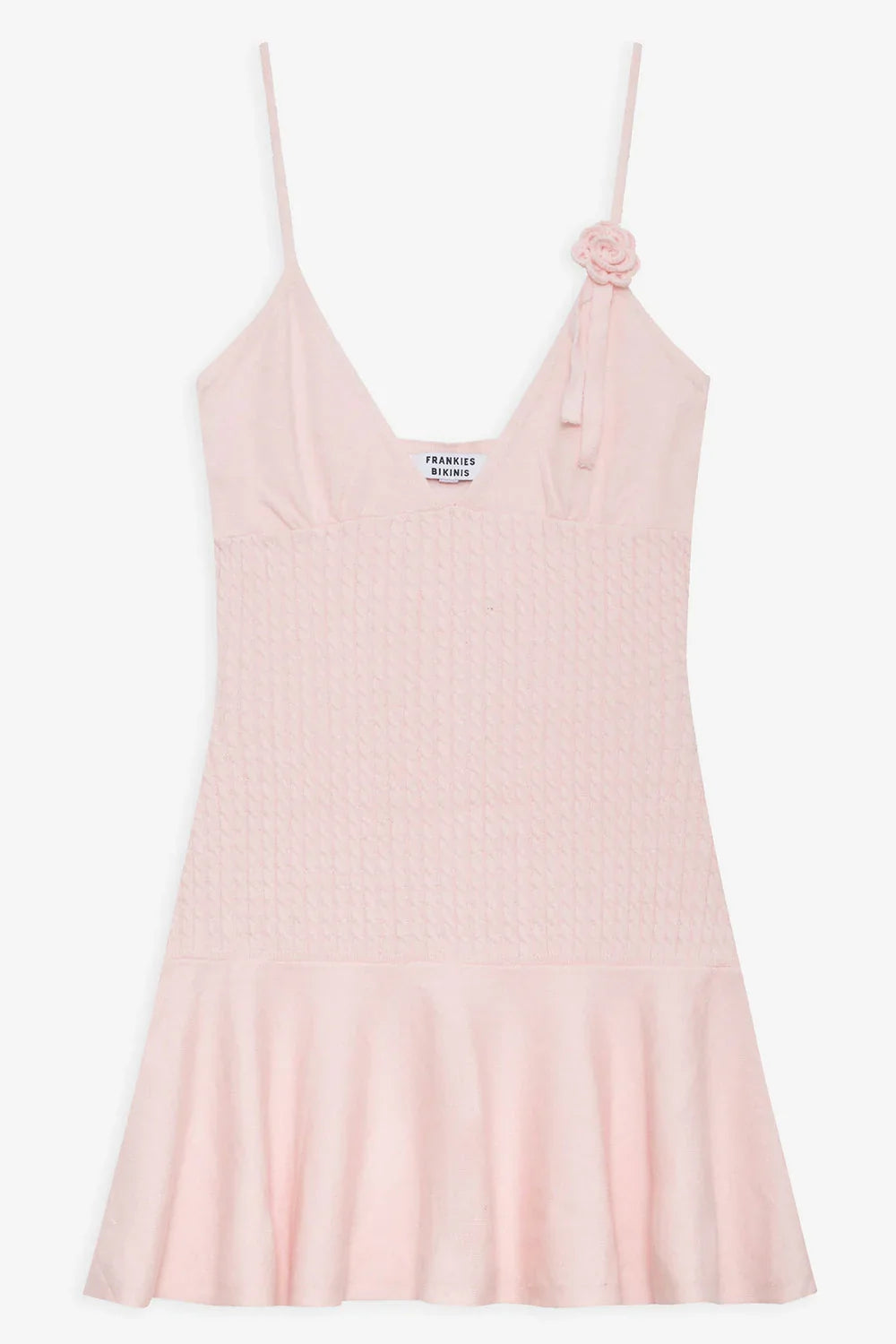 Houston Cable Cloud Knit Dress Rose Quartz