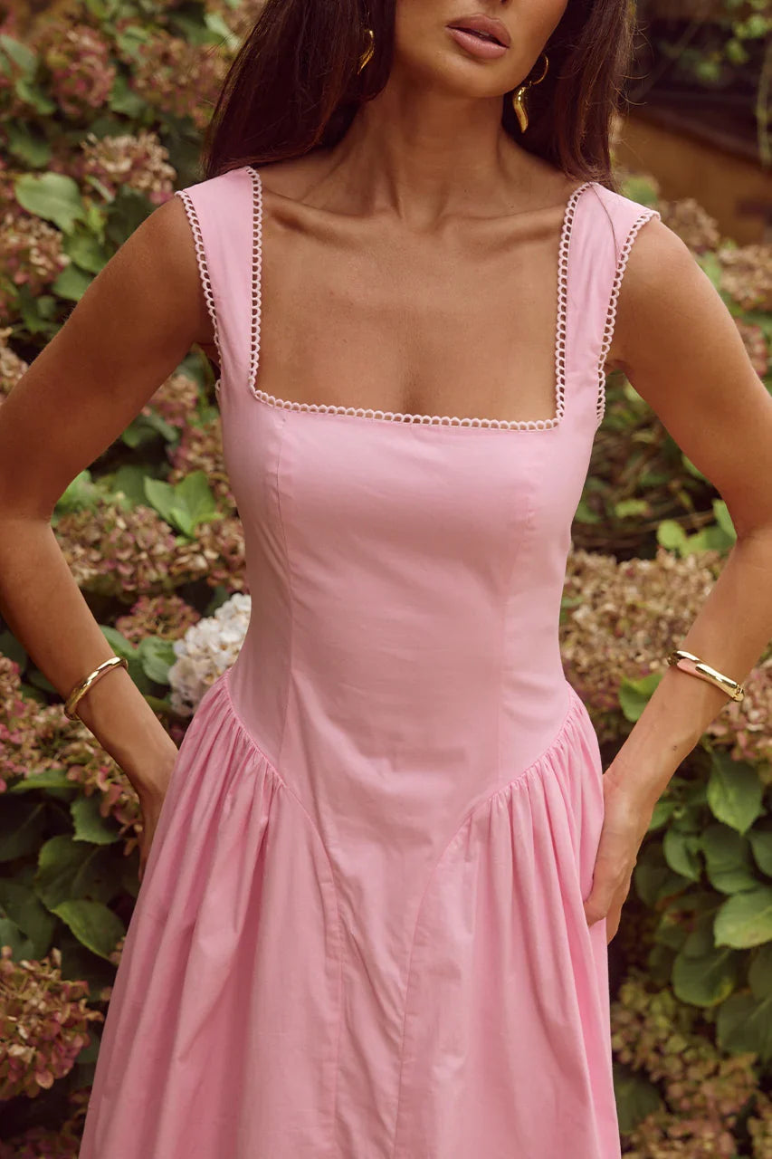 LANI MIDI DRESS PINK