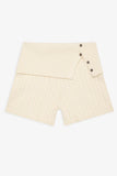 Nolan Cable Cloud Knit Mini Short French Vanilla