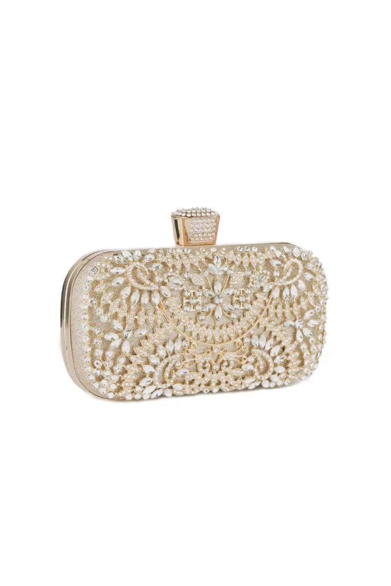 Luxurious Flower Clutch Bag