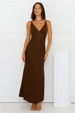You Got This Maxi Dress Brown