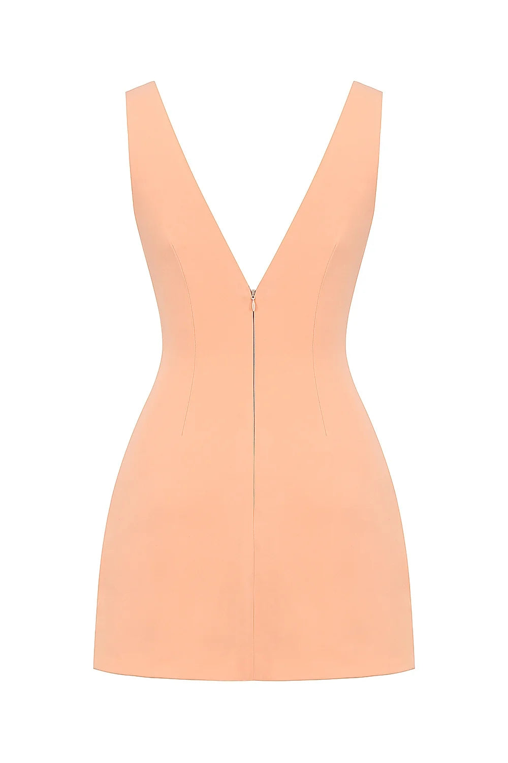 sorbet plunge mini dress
