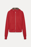 Weekend Zip Up Hoodie Strawberry Red