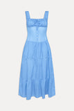 Christabelle Polka Dot Maxi Dress Raindrop
