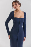 midnight bodycon maxi dress sale