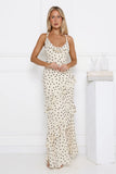 Trends To Come Polka Dot Maxi Dress Cream