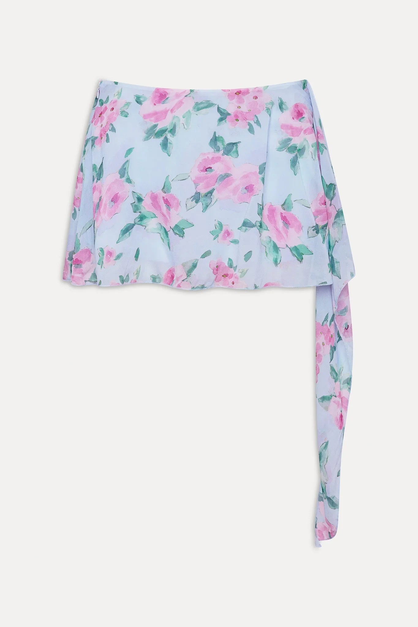 Maribel Floral Mini Skirt Watercolor