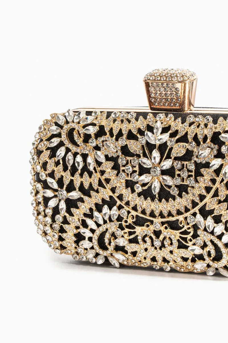 Luxurious Flower Clutch Bag