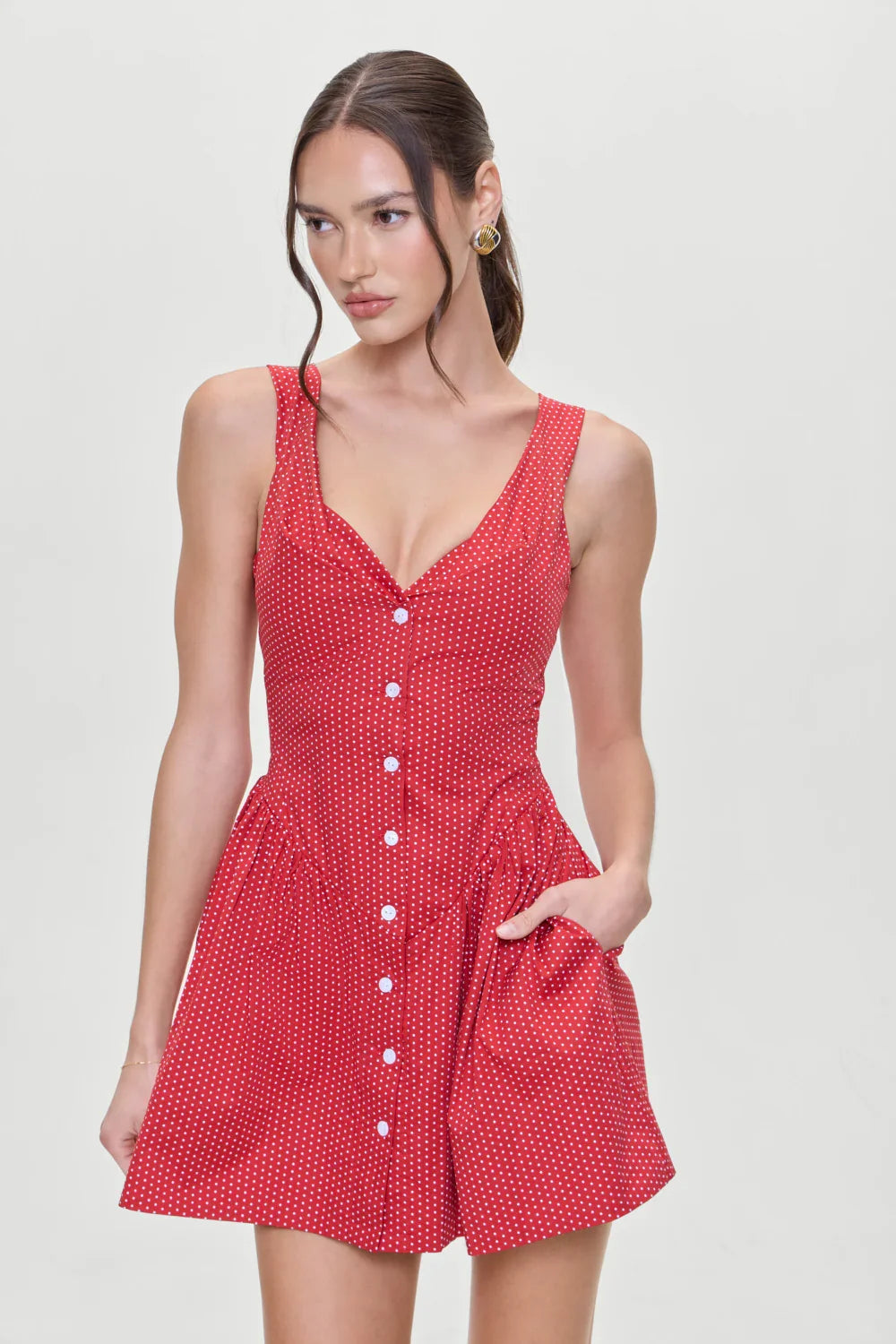 Charlotte Corset Mini Dress Ladybug