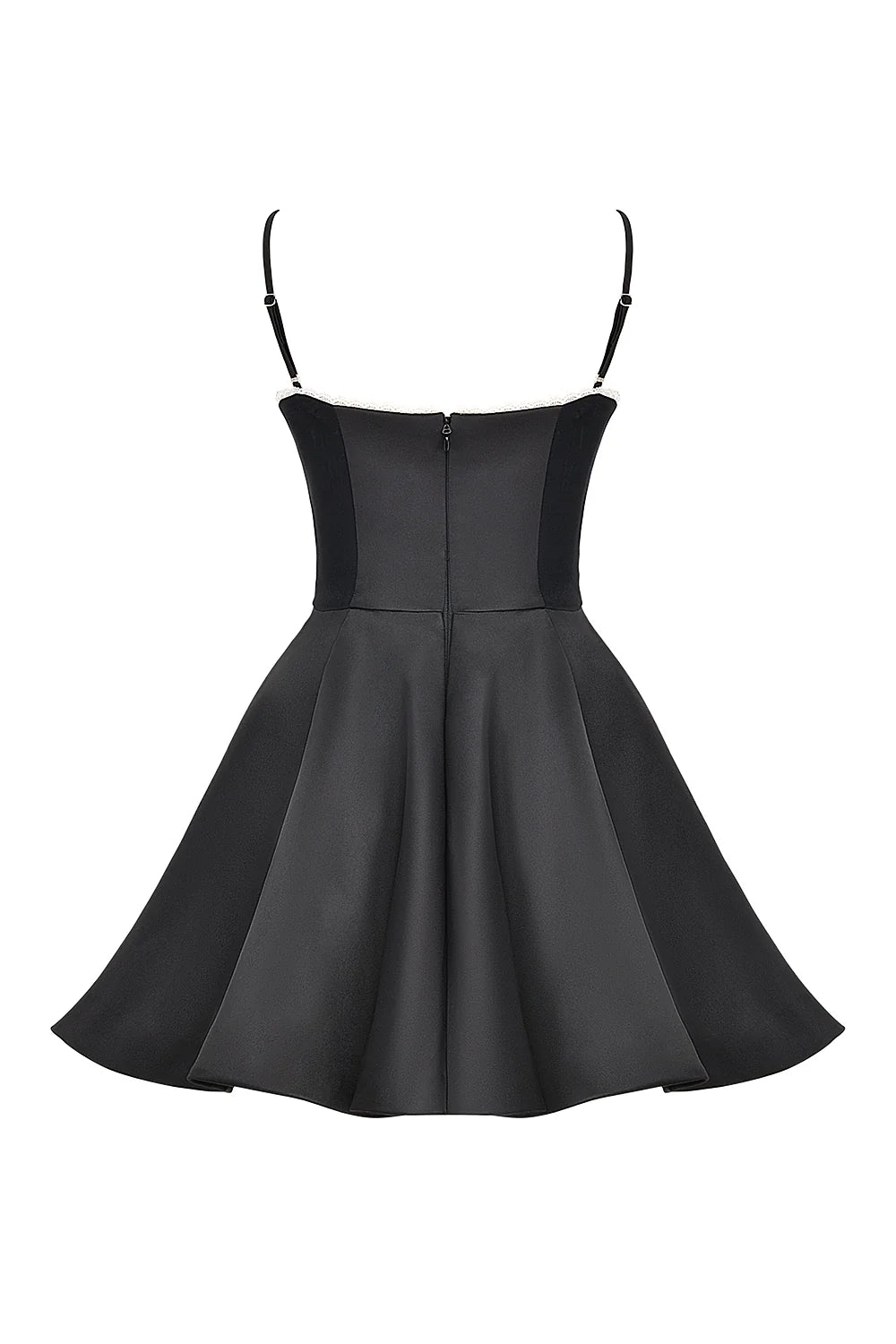 black tulle mini dress