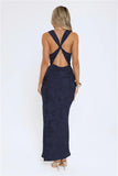 Lasting Luxuries Maxi Dress Navy