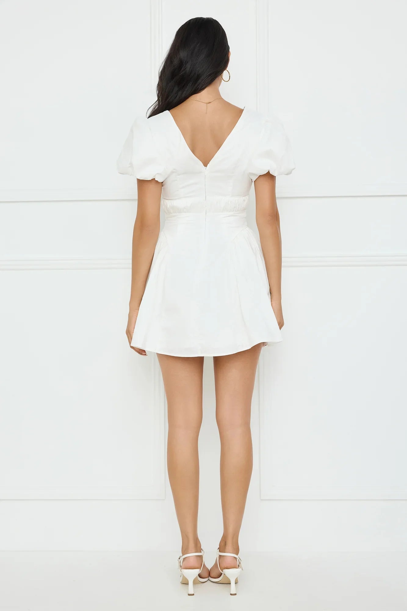 Golden Hour Muse Mini Dress White