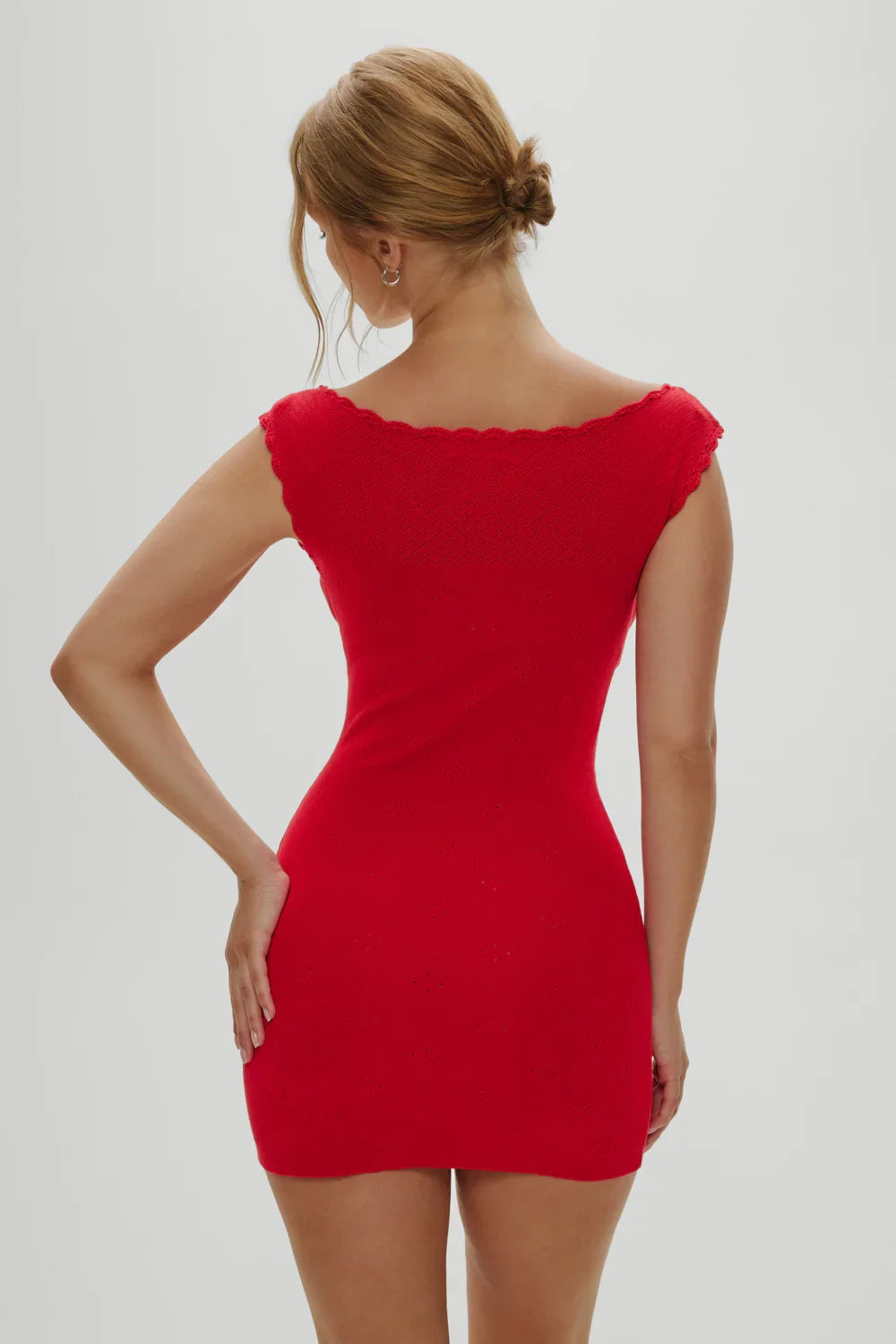 Leila Mini Dress Red Rose