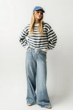 Josey Oversized Sweater in Blue FINAL SALE