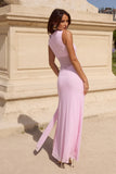 NAELLE ONE SHOULDER MAXI DRESS MUSK