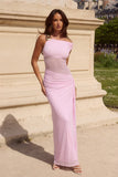 NAELLE ONE SHOULDER MAXI DRESS MUSK