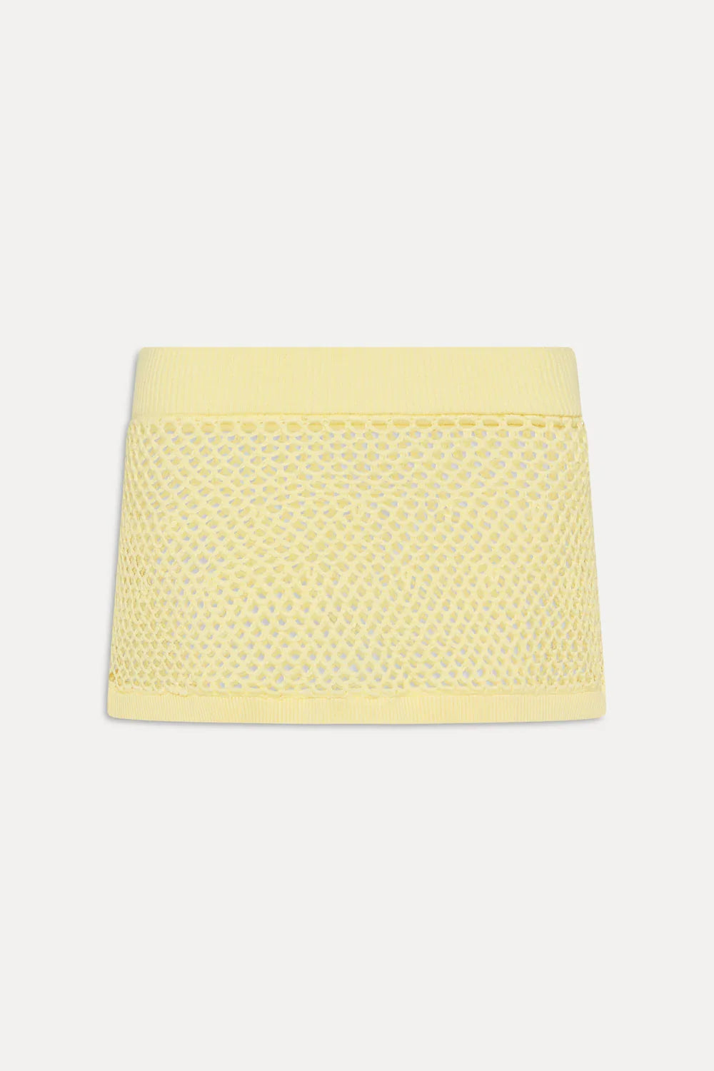 Adaline Crochet Mini Skirt Whipped Butter