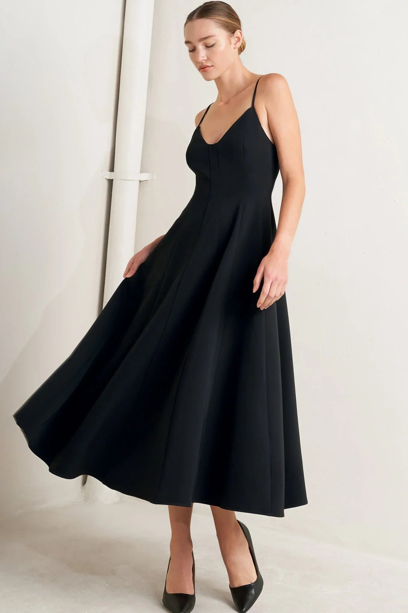 PURE INTENTIONS MIDI DRESS