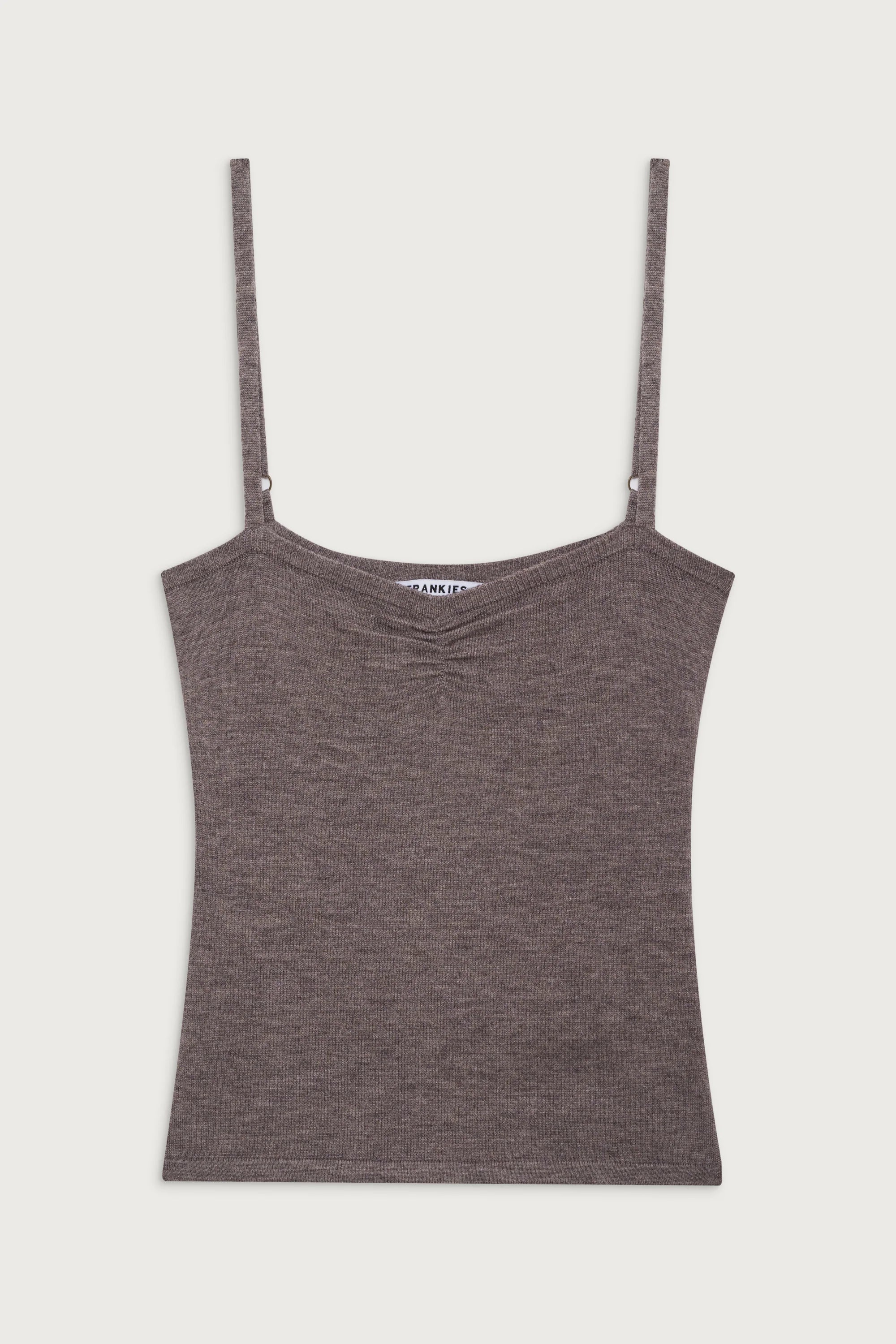 Carmen Lightweight Knit Tank Dark Pearl