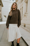 Josey Oversized Sweater in Brown FINAL SALE