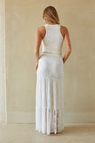 Fawn Lace Tiered Maxi Skirt